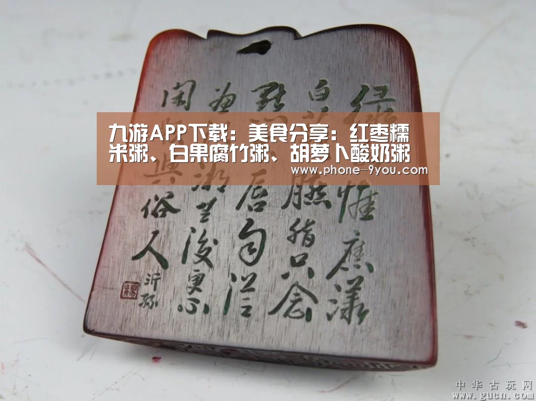 九游APP下载:美食分享:红枣糯米粥、白果腐竹粥、胡萝卜酸奶粥的简单做法(图4) 九游游戏中心