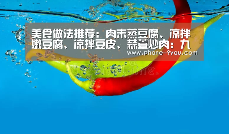 美食做法推荐:肉末蒸豆腐、凉拌嫩豆腐、凉拌豆皮、蒜薹炒肉:九游游戏(图2) 九游游戏